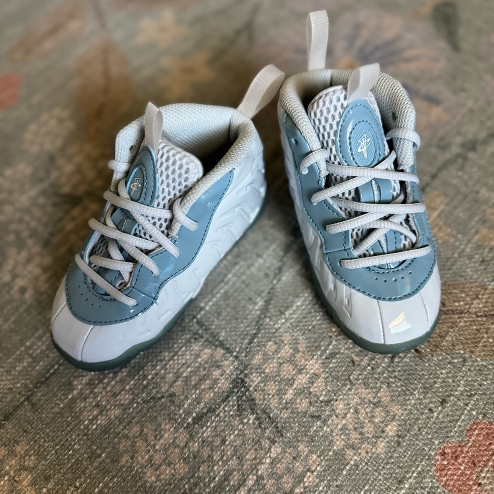 Nike Toddler Little Posite One ‘Aura Worn Blue’  Foamposite Size 7c